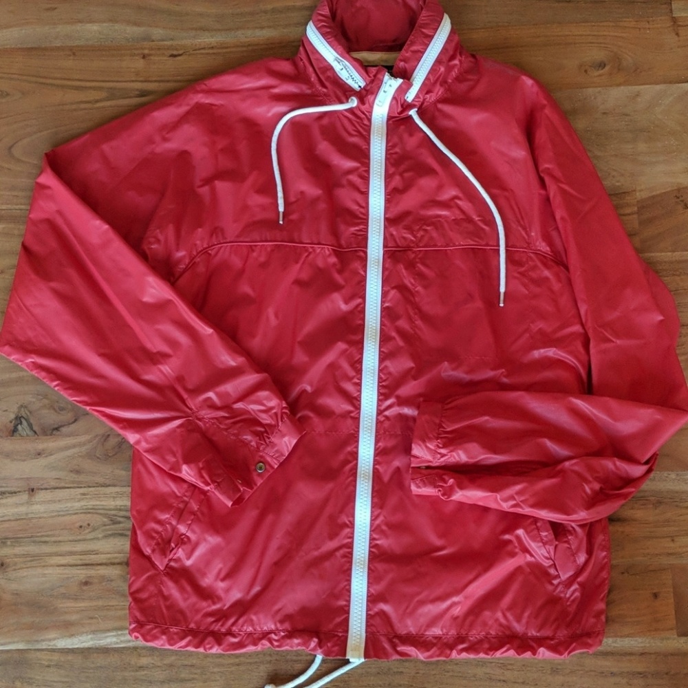 WESC jacket with zip in collar hood